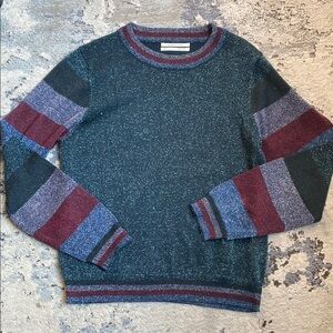 ANTHROPOLOGIE Metallic Sweater Sz M